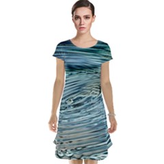 Wave Concentric Waves Circles Water Cap Sleeve Nightdress