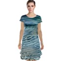 Wave Concentric Waves Circles Water Cap Sleeve Nightdress View1