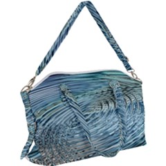 Wave Concentric Waves Circles Water Canvas Crossbody Bag