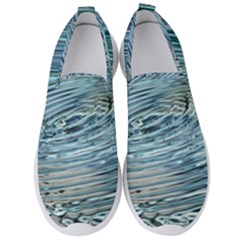 Wave Concentric Waves Circles Water Men s Slip On Sneakers