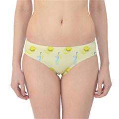 Lemonade Polkadots Hipster Bikini Bottoms by bloomingvinedesign