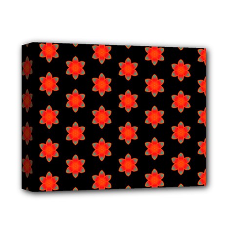 Flower Pattern Pattern Texture Deluxe Canvas 14  x 11  (Stretched)