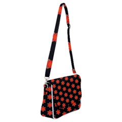 Flower Pattern Pattern Texture Shoulder Bag With Back Zipper by Simbadda
