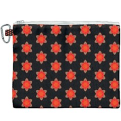 Flower Pattern Pattern Texture Canvas Cosmetic Bag (xxxl) by Simbadda