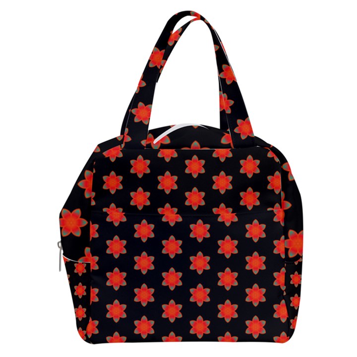 Flower Pattern Pattern Texture Boxy Hand Bag