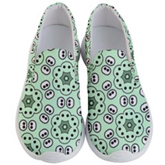 Background Texture Dots Pattern Men s Lightweight Slip Ons by Simbadda