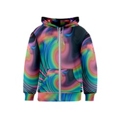 Abstract Art Abstract Background Kids  Zipper Hoodie