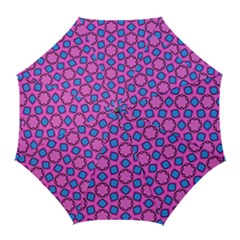 Pattern Pink Stars Texture Seamless Golf Umbrellas by Simbadda