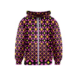 Pattern Colorful Texture Design Kids  Zipper Hoodie