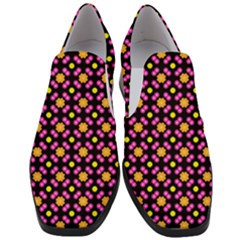 Pattern Colorful Texture Design Women Slip On Heel Loafers