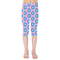 Background Pattern Backgrounds Kids  Capri Leggings  by Simbadda