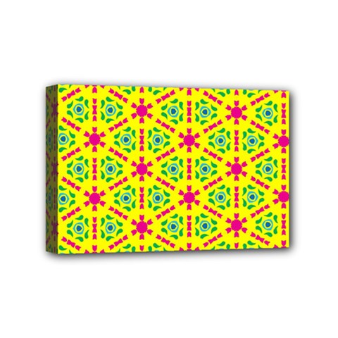 Pattern Texture Seamless Modern Mini Canvas 6  X 4  (stretched) by Simbadda