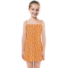 Halloween Background Kids  Summer Sun Dress by Simbadda