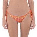  Pattern Abstract Orange Reversible Bikini Bottom View1