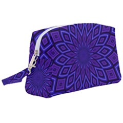 Kaleidoscope Abstract Background Wristlet Pouch Bag (large) by Simbadda