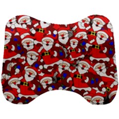 Nicholas Santa Christmas Pattern Head Support Cushion