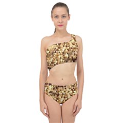 Pattern Fabric Shape Abstract Spliced Up Two Piece Swimsuit by Simbadda