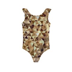 Pattern Fabric Shape Abstract Kids  Frill Swimsuit by Simbadda
