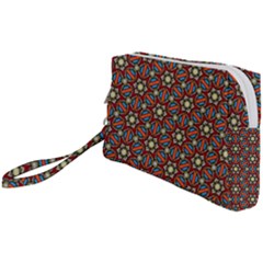 Pattern Stained Glass Church Wristlet Pouch Bag (small) by Simbadda