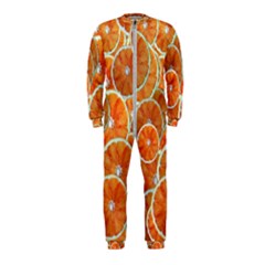 Oranges Background Texture Pattern Onepiece Jumpsuit (kids) by Simbadda