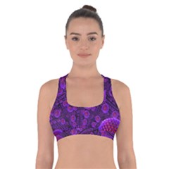 Spheres Combs Structure Regulation Cross Back Sports Bra by Simbadda