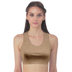 Paper Texture Background Sports Bra