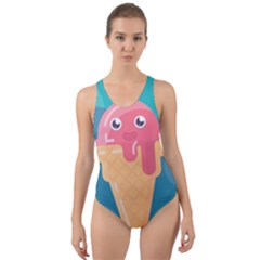 Vector Ice Cut-out Back One Piece Swimsuit