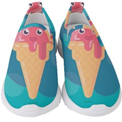 Vector Ice Kids  Slip On Sneakers by Bajindul