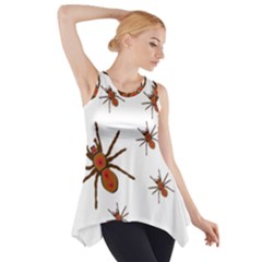 Insect Spider Wildlife Side Drop Tank Tunic by Mariart