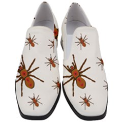 Insect Spider Wildlife Women Slip On Heel Loafers by Mariart