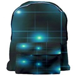 Light Shining Lighting Blue Night Giant Full Print Backpack by Alisyart