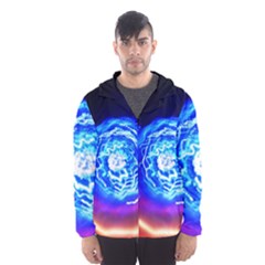 Light Circle Ball Sphere Organ Shape Physics Volgariver Ununseptium Z117 Unoptanium Island Men s Hooded Windbreaker