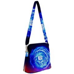 Light Circle Ball Sphere Organ Shape Physics Volgariver Ununseptium Z117 Unoptanium Island Zipper Messenger Bag by Vaneshart