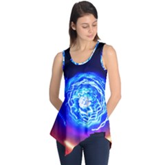 Light Circle Ball Sphere Organ Shape Physics Volgariver Ununseptium Z117 Unoptanium Island Sleeveless Tunic