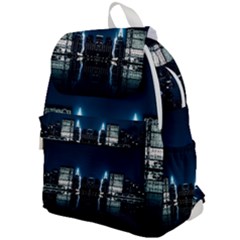 Night City Landscape Top Flap Backpack by Vaneshart