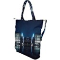 Night City Landscape Shoulder Tote Bag View2