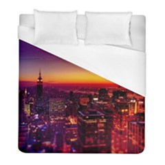 Buiding City Duvet Cover (full/ Double Size) by Vaneshart