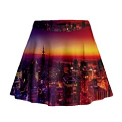 Buiding City Mini Flare Skirt