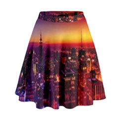 Buiding City High Waist Skirt by Vaneshart