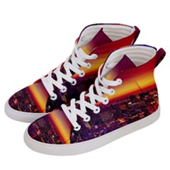 Buiding City Women s Hi-Top Skate Sneakers