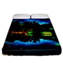 Night City Fitted Sheet (Queen Size) View1
