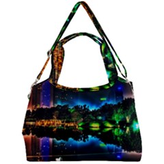 Night City Double Compartment Shoulder Bag by Vaneshart