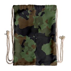 Beautiful Army Camo Pattern Drawstring Bag (large)