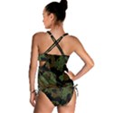 Beautiful Army Camo Pattern Tankini Set View2