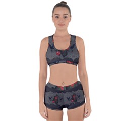 The Crows With Cross Racerback Boyleg Bikini Set