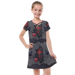 The Crows With Cross Kids  Cross Web Dress