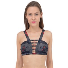 The Crows With Cross Cage Up Bikini Top