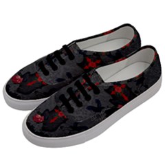 The Crows With Cross Men s Classic Low Top Sneakers