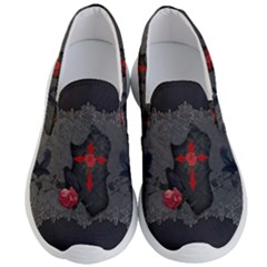 The Crows With Cross Men s Lightweight Slip Ons