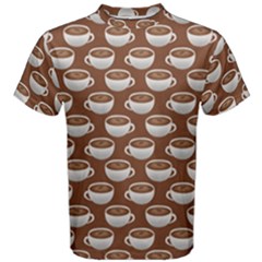 Coffee On Coffee Men s Cotton Tee by bloomingvinedesign